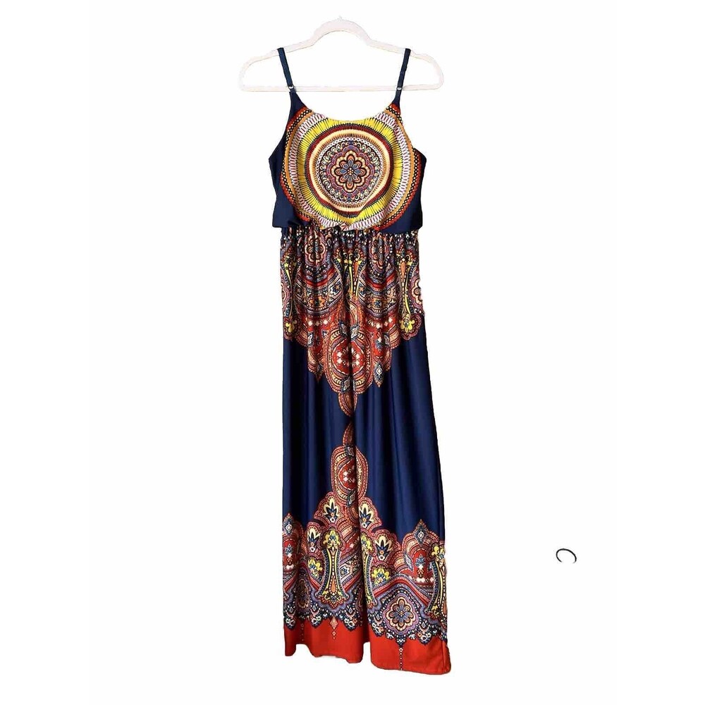 Charlotte Russe Geometrical Colorful Summer Dress Size Small